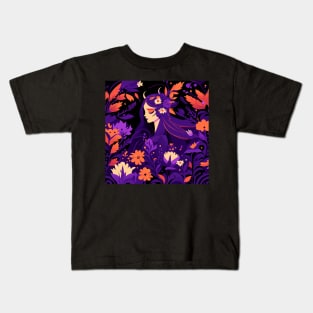 fairy witch of the forest Kids T-Shirt